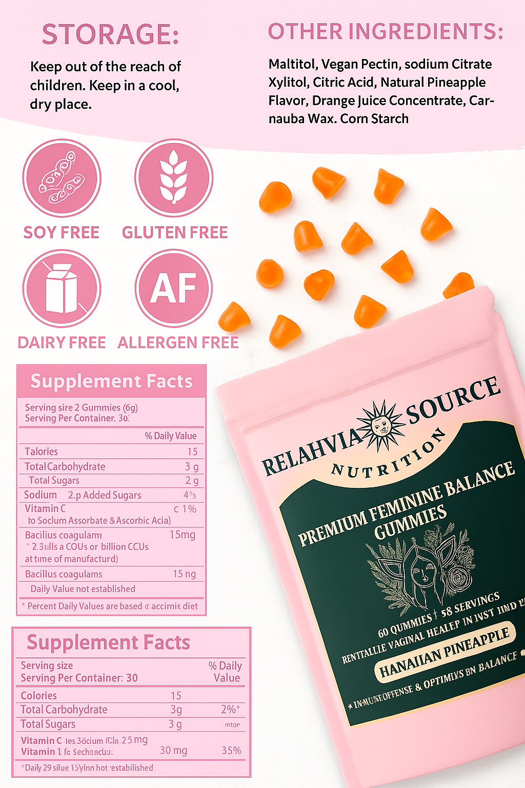 Relahvia- Nutrition Supplement for Women